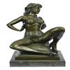 Image 1 : Erotic Nude Woman Bronze Statue