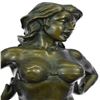 Image 2 : Erotic Nude Woman Bronze Statue