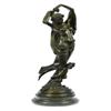 Image 1 : Nude Woman with Grapes Bronze Statue