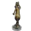 Image 7 : Nudist Performer Bronze Sculpture on Marble Base Statue