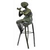 Image 1 : Sitting Girl Bronze Sculpture