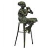 Image 5 : Sitting Girl Bronze Sculpture