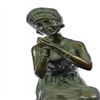 Image 6 : Sitting Girl Bronze Sculpture