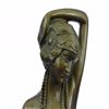 Image 6 : Nude Woman Kneels Bronze Statue