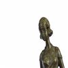 Image 6 : Young Flapper Bronze Sculpture on Marble Base Statue