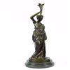 Image 1 : Roman Girl Bronze Statue
