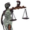 Image 2 : Blind Lady of Justice Bronze Statue on Marble Base Sculpture