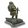 Image 2 : Viking Warrior With Sword Bronze Statue