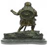 Image 3 : Viking Warrior With Sword Bronze Statue