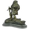 Image 5 : Viking Warrior With Sword Bronze Statue