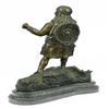 Image 8 : Viking Warrior With Sword Bronze Statue