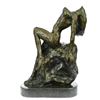 Image 3 : Stretched Nude Lady Bronze Sculpture
