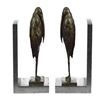 Image 5 : Bird Bronze Sculpture on Marble Base Statue