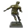 Image 3 : Muscular Rugby Player Bronze Sculpture