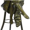 Image 3 : Fashion Model Sitting on Chair Bronze Sculpture