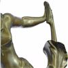 Image 5 : Semi Nude Dancer Bronze Sculpture on Marble Base Statue