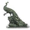 Image 1 : Animal Edition Peacock Bronze Sculpture