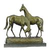 Image 8 : Horses in Love Bronze Statue
