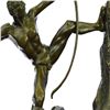 Image 3 : Powerful Man With Bow Bronze Sculpture