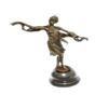 Image 1 : Bronze on Marble Base Dancer Sculpture