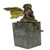 Image 9 : Butterfly Girl Angel Bronze Sculpture