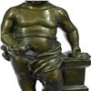 Image 2 : The little boy Holding Apple Bronze Sculpture
