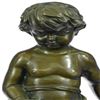 Image 3 : The little boy Holding Apple Bronze Sculpture