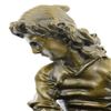 Image 2 : Beautiful Bronze Statue on Marble Base Sculpture