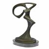 Image 1 : Abstract Dancer Bronze Sculpture on Marble Base Statue