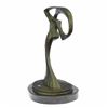 Image 4 : Abstract Dancer Bronze Sculpture on Marble Base Statue