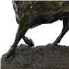 Image 7 : Bull Bronze Sculpture on Marble Base Statue