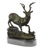 Image 1 : Buck Hunting Bronze Sculpture