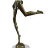 Image 8 : Leaping Dancer Bronze Statue