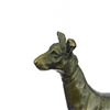 Image 2 : Racing Dog GreyHound Bronze Statue on Marble Base Figurine