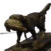 Image 4 : Hunting Dog with Quail Bronze on Marble Base Sculpture