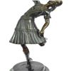 Image 3 : Egyptian Lady Dancer Bronze Statue on Marble Base Sculpture