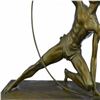 Image 8 : Powerful Man With Bow Bronze Statue