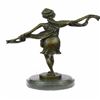 Image 3 : Dancer Bronze on Marble Base Sculpture