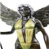 Image 3 : Viking Warrior Bronze Statue on Marble Base Sculpture