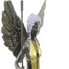 Image 4 : Viking Warrior Bronze Statue on Marble Base Sculpture