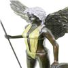 Image 8 : Viking Warrior Bronze Statue on Marble Base Sculpture