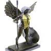 Image 9 : Viking Warrior Bronze Statue on Marble Base Sculpture