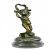 Image 5 : Cherubs Bronze Sculpture on Marble Base Figurine