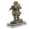 Image 2 : Abstract Mother Father Child Bronze Sculpture