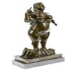 Image 5 : Abstract Mother Father Child Bronze Sculpture