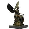 Image 2 : Beautiful Angel sits on Celestial Throne Bronze Sculpture