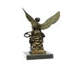 Image 4 : Beautiful Angel sits on Celestial Throne Bronze Sculpture