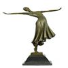 Image 1 : Dancer Bronze on Marble Base Sculpture