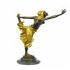 Image 4 : Bronze Dancer Statue on Marble Base Figurine