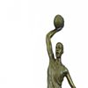 Image 6 : Basketball Bronze Figure on Marble Base Sculpture